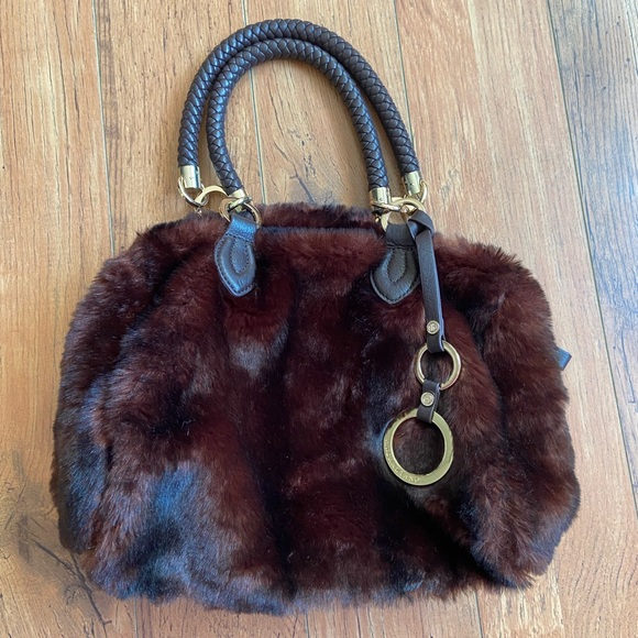 R.J. Graziano Handbags - Faux fur leather bag